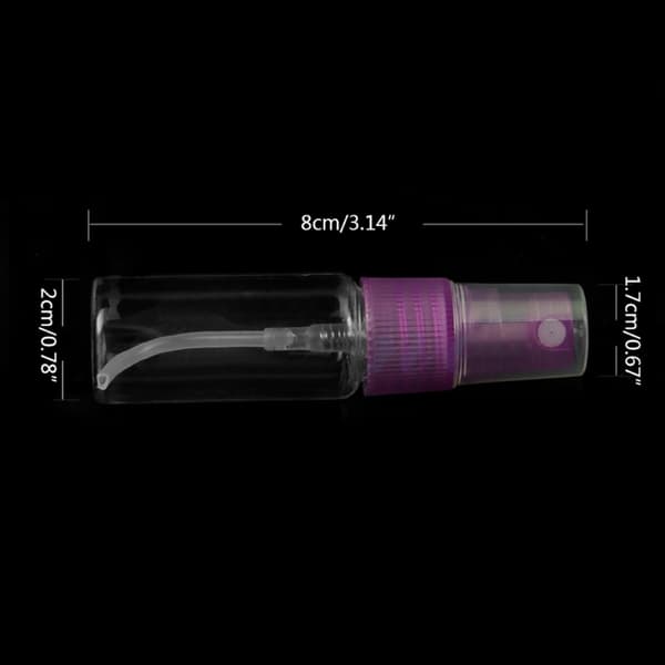 1 stk 10 ml Mini Bærbar Tom Plast Parfyme Atomizer Sprayflaske