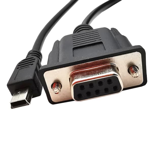 1,8M DB9 Hunn til USB mini 5 Pin Hann Kabeladapter