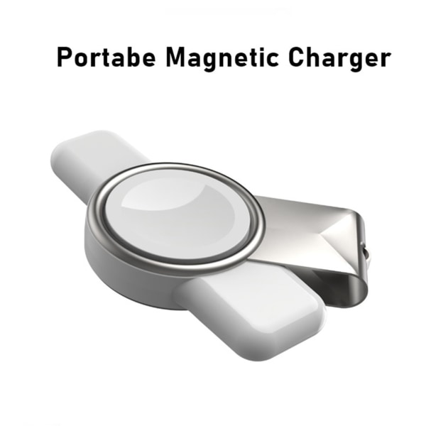 Bärbar magnetisk snabb Qi-laddningsstation trådlös USB -laddare för iWatch-Apple Watch Series SE 1 2 3 4 5 6