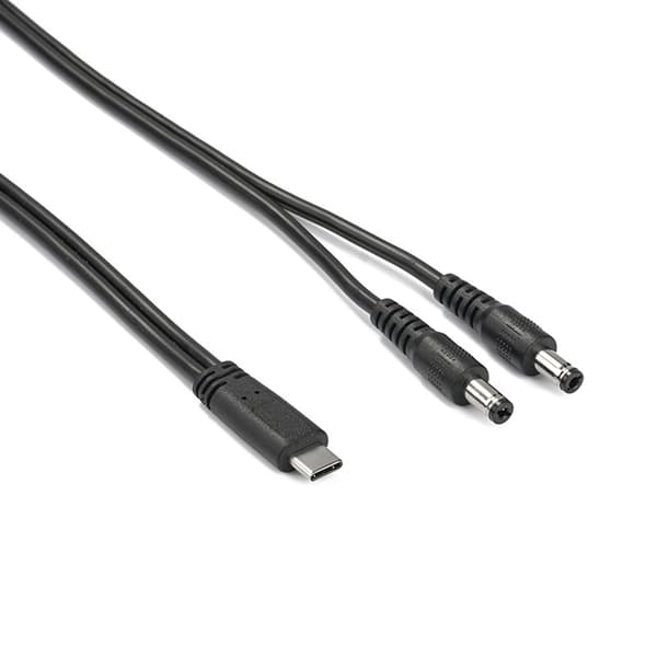 USB Typ C till DC5525 Strömladdningskabel för Routers och CCTV 1M