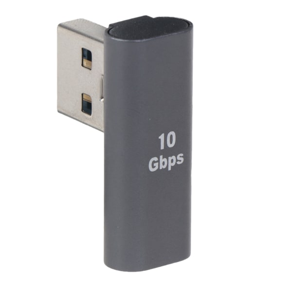 90 graders USB C till USB A-adapter rätvinkel USB A 3.0 Hane till USB Typ C-kontakt för bärbar dator