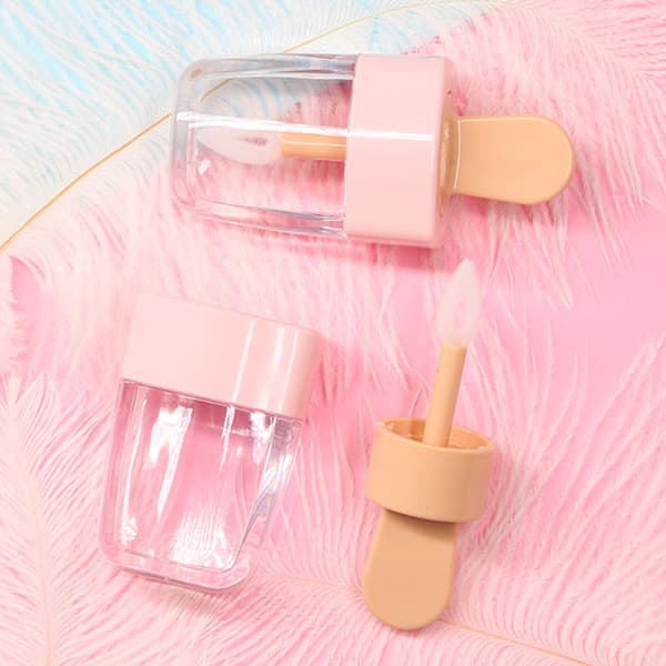 3,2x6,8 cm Sød Isform Mini Lipgloss Tube Tom Læbepomadebeholder Med