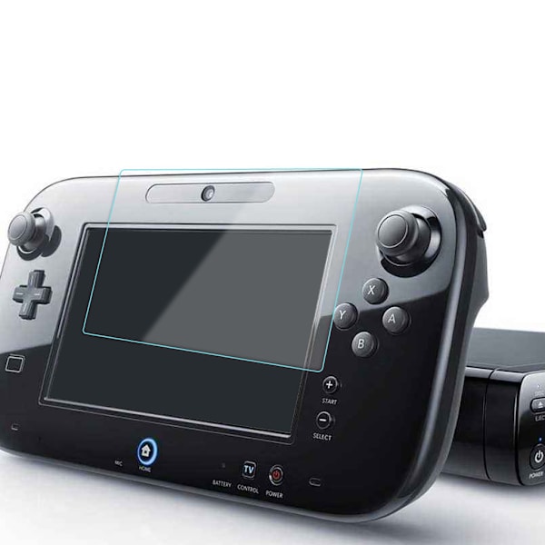 Clear Anti Scratch LCD- cover för Wii U Anti-glare Screen Guard Skyddsfilm för WiiU