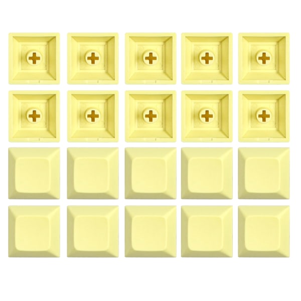 DSA 1U Keycap Set PBT Blank Tangenter DSA Profil 1U Höjd Tangentuppsättning För Mekaniskt Gamingtangentbord 20ST