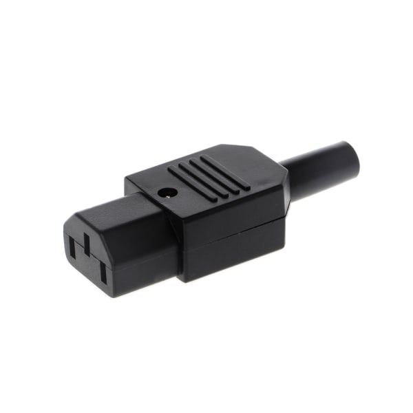 IEC 320 C13 honkontakt Rewireable Power Connector 3-stifts uttag 10A /250V
