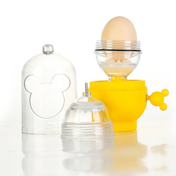 Manuella äggshakers Äggvita och äggula Spin Mixers Hand Egg Scrambler Plastmaterial för att göra hårdkokta gyllene ägg