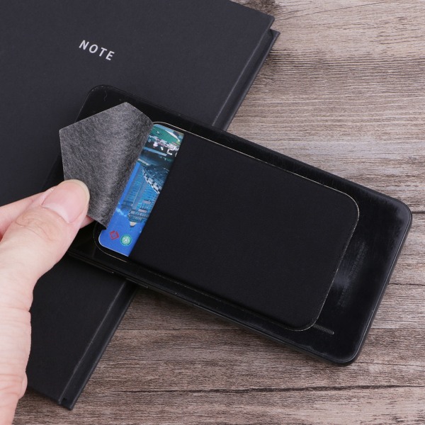 Elastisk mobiltelefonplånbok Kredit ID-korthållare Självhäftande fickklistermärke för ca