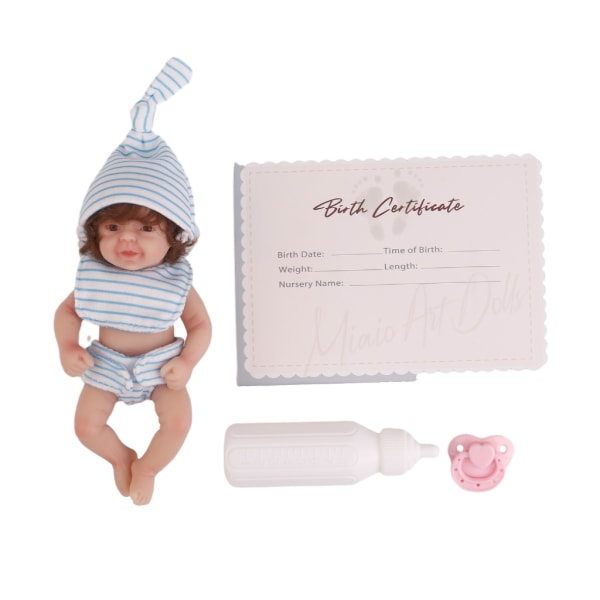 New Born Baby Doll Realistiska New Born Baby Dolls Silikon helkropp Söt liten baby Realistisk simuleringsdocka