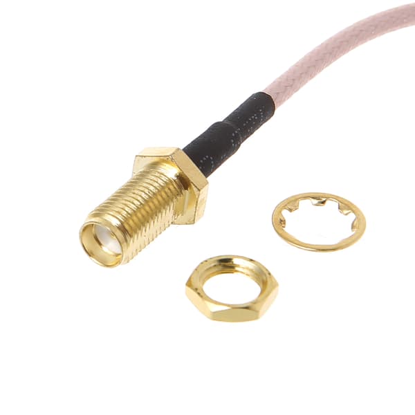SMA-naaras-CRC9/TS9-kaksoisliitin RF-koaksiaalinen sovitin RG316-kaapeli 15cm