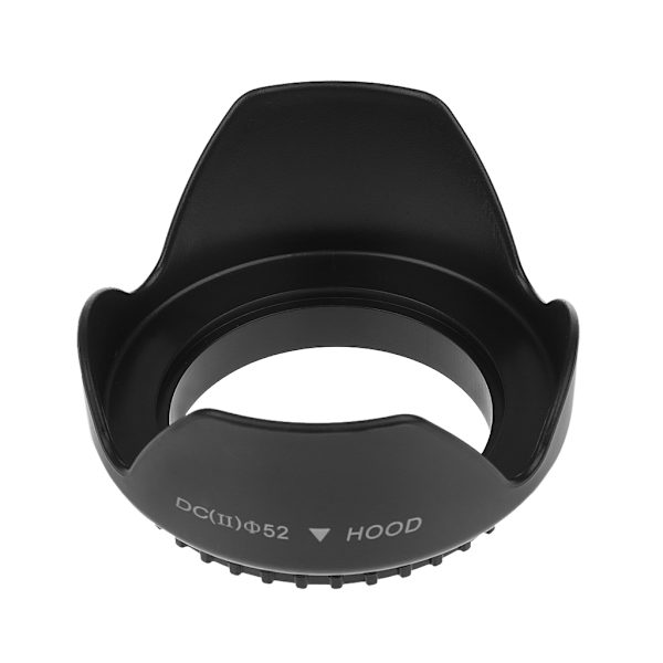 52 mm skruvad blombladssolskydd motljusskydd för Nikon DSLR-kamera