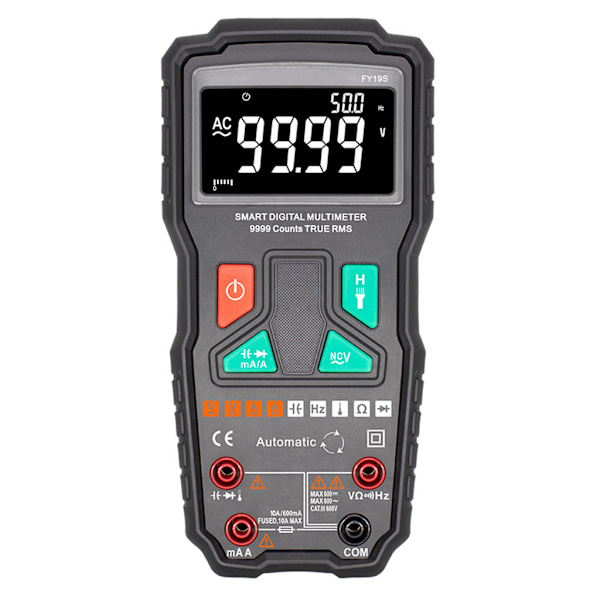 Högprecisionsmultimeter digital handhållen automatisk AC för DC-spänningsström M