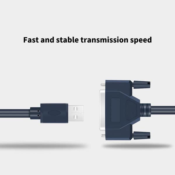 USB 2.0 til 25-benet DB25 parallelportkabel 1248 25-benet parallelprinter