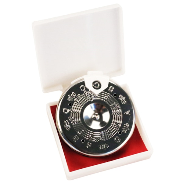 13 toner Pitch Pipe Tuner C-C Notväljare Elgitarr Tuner C-C Musiknoter Instrument Stämningsenhet Enkel att använda