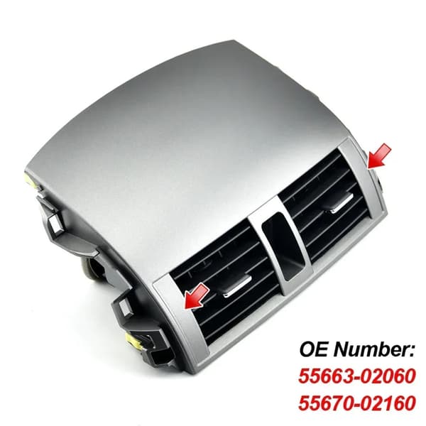 Bil Aircondition Luftudtag Udluftningsgitre Dæksel 55670‑02160 Luftudtag C