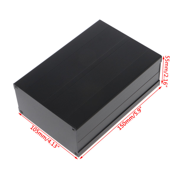 150x105x55 mm gör-det-själv-aluminiumhölje för case Electronic Project PCB Instrument B