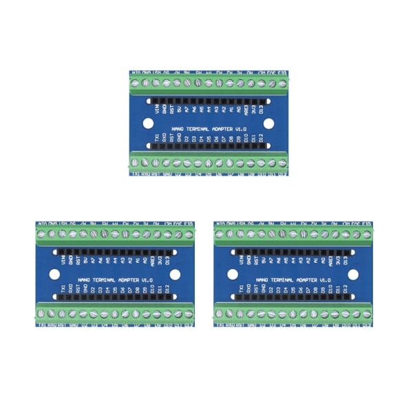 3st Nano V1.0 3.0 Controller Terminal Adapter Expansion Board IO Shield Enkel förlängningsplatta för ManoATMEGA328P