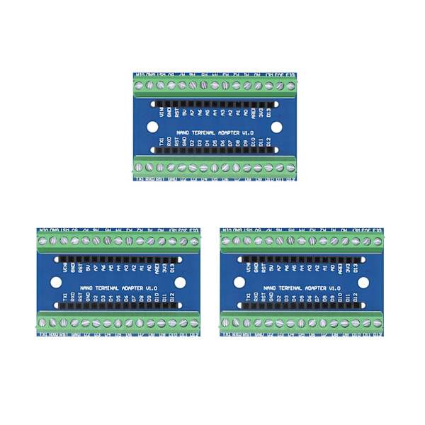 3st Nano V1.0 3.0 Controller Terminal Adapter Expansion Board IO Shield Enkel förlängningsplatta för ManoATMEGA328P