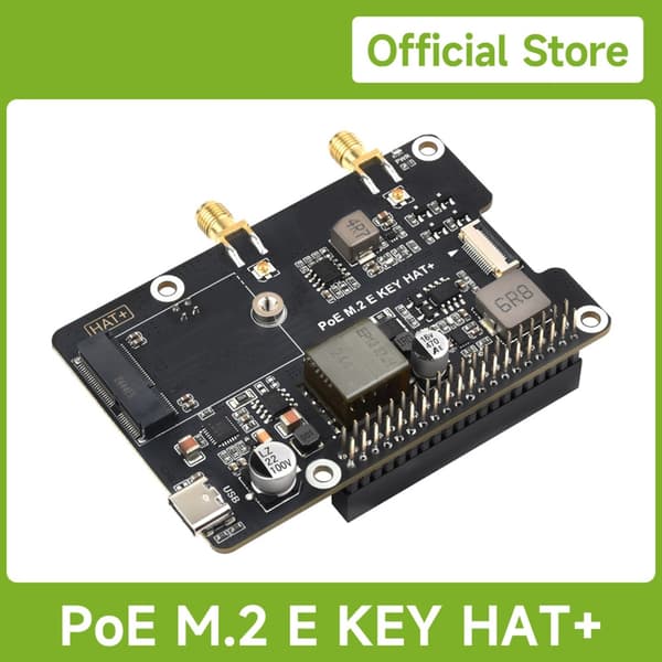 PCIe til M.2 E KEY Power Over Ethernet Bluetooth-kompatibelt udvidelseskort til RPI 5