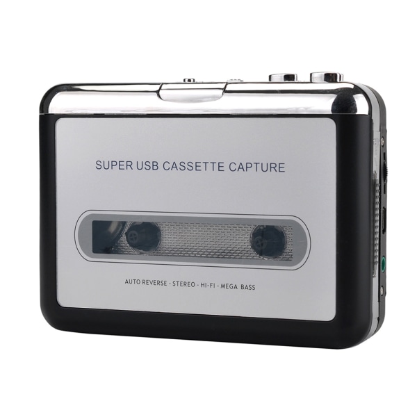 Kassettbandspelare Spela in band till MP3 Digital Converter USB -kassettinspelning för bärbara datorer och persondatorer