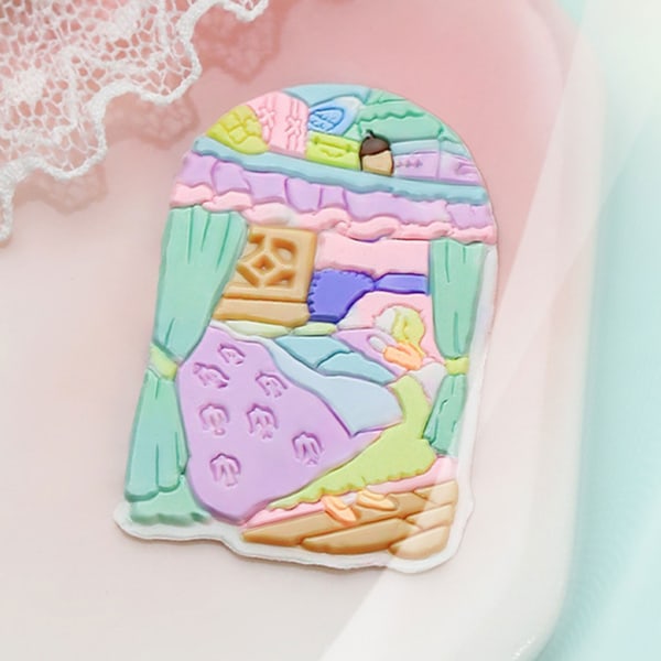 Förseglande vaxstämpelhuvud för sigill Kuvert Bröllopsinbjudan DIY Scrapbooking, husmönster vaxsigillstämpelhuvud D