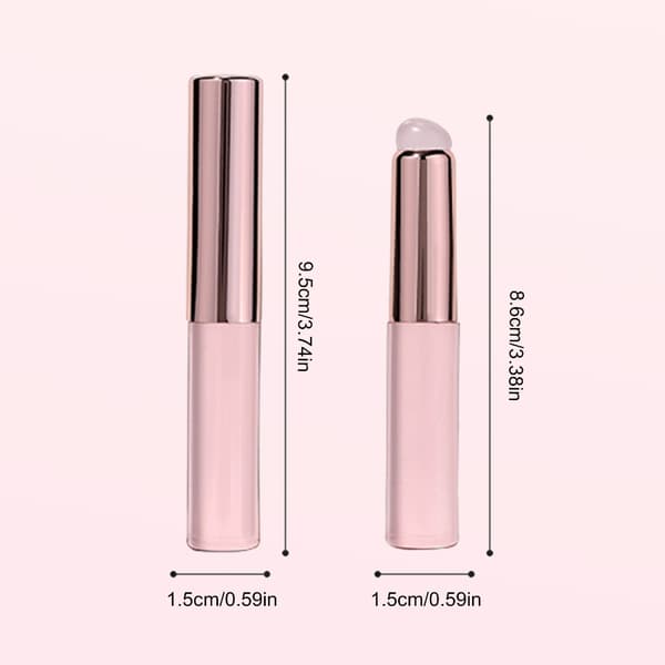 Silikone læbebørste Concealer Makeupbørster Rundhovedet læbestiftapplikator