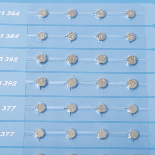 Pakke med 40 knapcellebatterier møntcellebatteri til ure og spil