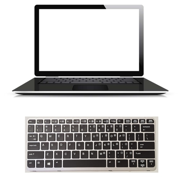 Laptop US Bakgrundsbelyst Bakgrundsbelysning Tangentbord Gaming US Tangentbord Bakgrundsbelyst för HP EliteBook 820 G1 820 G2 720 G1 720 G2