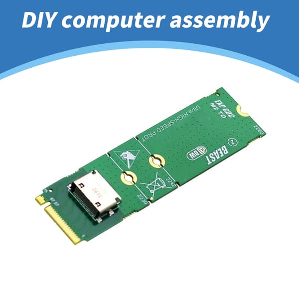 M.2 M Key til OCuLink-konvertere M.2 Adapter Dataoverføring PC Laptop