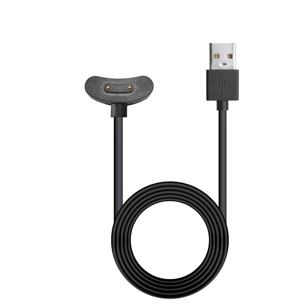 Kannettava USB-latauskaapelin pidike, sopii Ticwatch Pro 3 -laturitelakkaan, älykellon virtalähteen telakkateline, musta