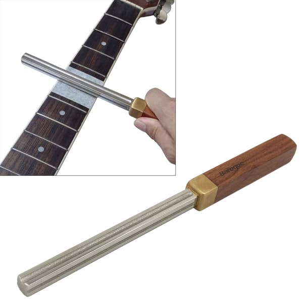 Guitar Fret Crowning File Leveling Dressing Tool Guitar Fret Verktyg för elektrisk akustisk gitarr, ukulele, bas, banjos