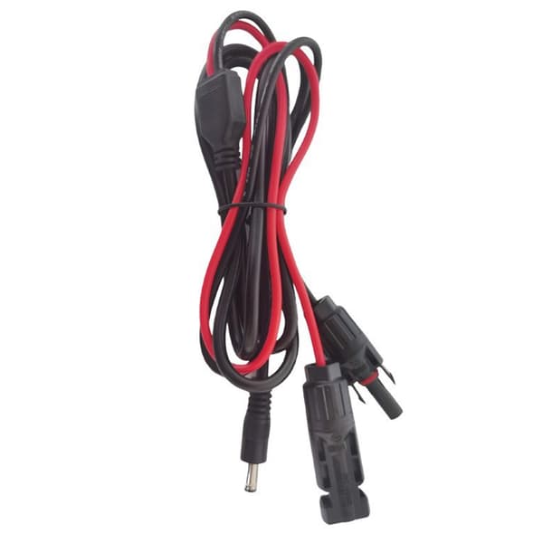 Solar Panel Plugg til 5.5mmx2.1mm Hann Adapter Kabel Konvertere 5.5x2.1mm