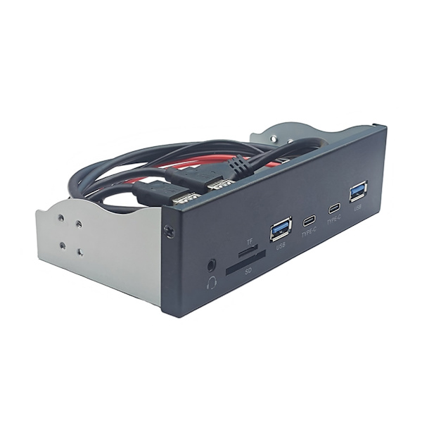 USB3.2 Gen1 5Gbps frontpanel med dobbel TypeC USB3.0 og lydport