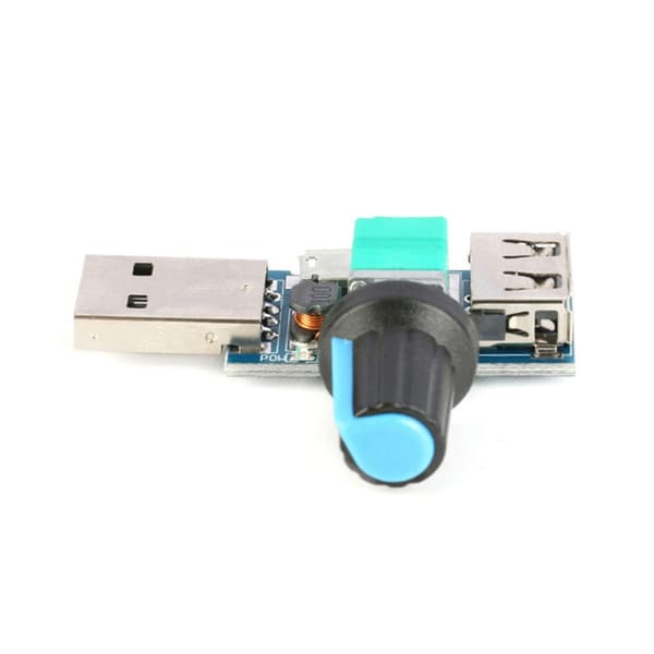 5W USB Ventilator Hastighed Trinløs Regulator Modul USB Hastighedsregulator 5V USB