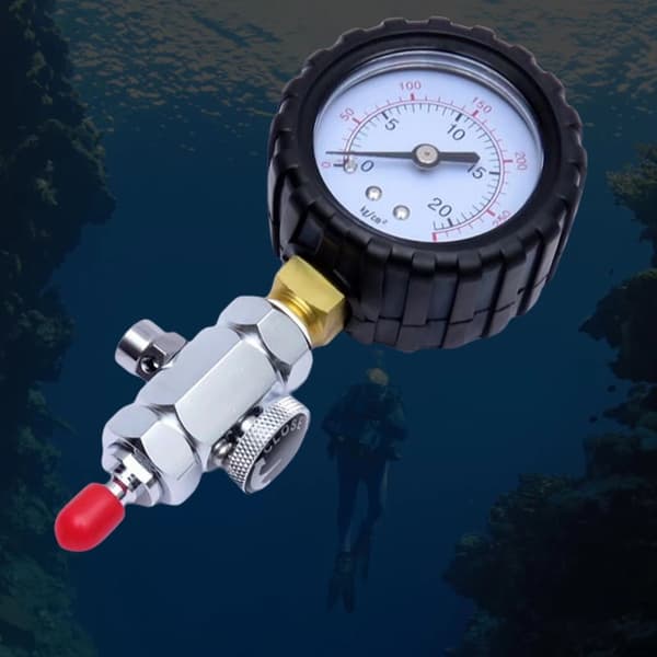 Dykker Trykmåler til Regulator Undervands Dykkerflasker Trykkontrol