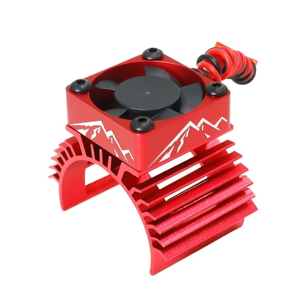 Högpresterande fjärrkontrolltillbehör 36mm dubbel kylfläkt Simple red Red bracket