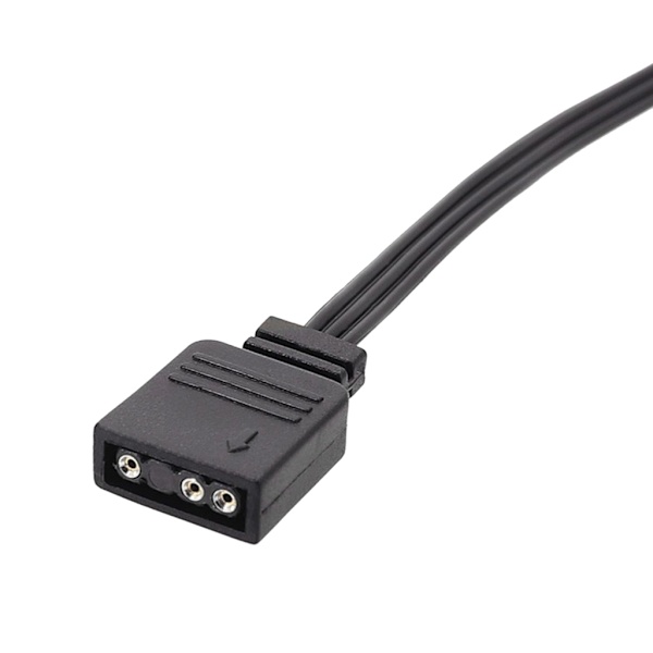 för Corsair RGB till standard ARGB 4-stift 5V adapterkontakt RGB-kabel 25 cm förlängningssladd