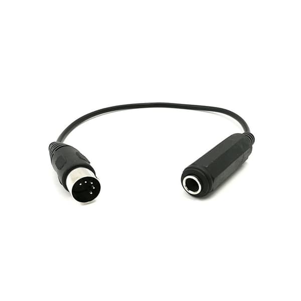 6,35 mm TRS hun til 5-benet DIN-kabeladapterledning til lydenheder