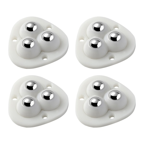 4 st Mini Swivel Wheels Rotatable Caster Wheels för Bins Bottom Storage Box