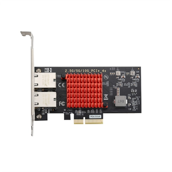 PCIE3.0 X4X16 10G nätverkskort med dubbla RJ-45-portar X550Server Fiberoptiskt nätverkskort för snabbare internethastigheter