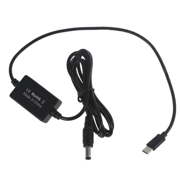 USB C Typ C PD till 8,4V 5,5x2,1mm Conveter-kabel för DSLR-kamera Dummy Batteri Cykel LED-lampa Ljus Cykelstrålkastare