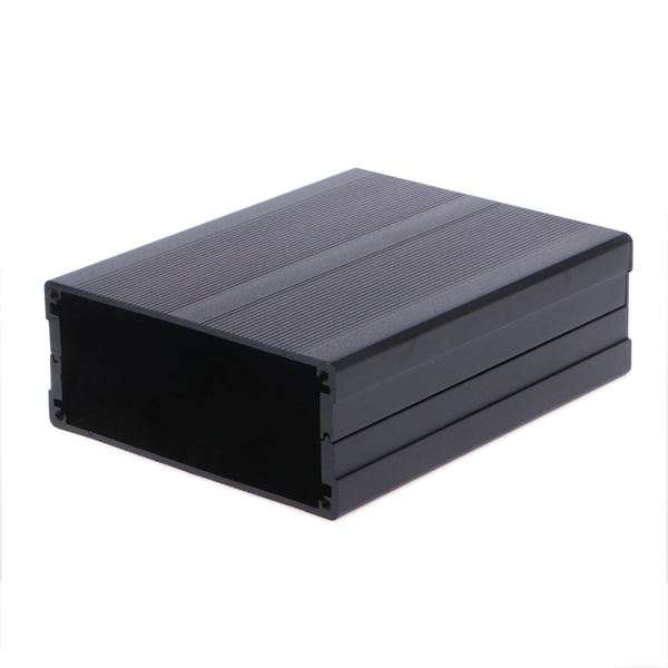 Aluminiumbox-hölje DIY Electronic Project Black Instrument for Case 120x97x4