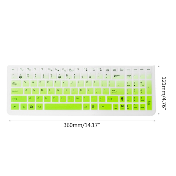 Cover Tangentbord Film Skin Protector Notebook Silikon Protector Skin för N50/ N51/ K50/ K50AD/ K51/ F50/ X5X/ X5DC Blue