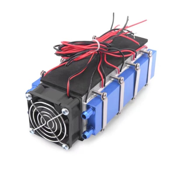 12V 576W DIY Termoelektrisk Kylare Luftkylningsenhet Lågt ljud Kylning Kylare Inget Köldmedium krävs Hållbar
