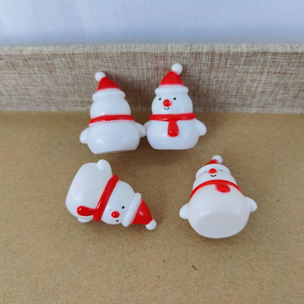 Tomteminiatyrer Ornament Jul Dockhus Födelsedagspresent Skrivbord Dekor Juldekorationer Miniatyr Santa Claus