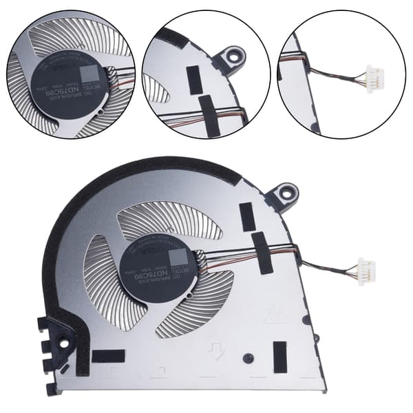 Bærbar CPU-køleventilator DC5V 0.70A til 7440 7640 2023 13. generation
