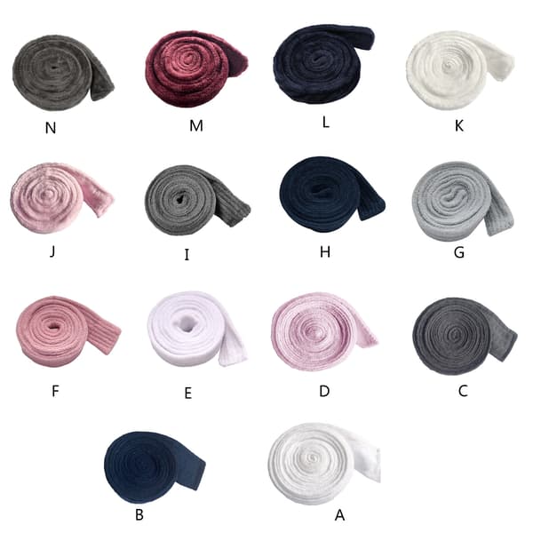 Badekåbebælte Erstatning Flannel Badekåbebælte Fleece Badekåbebælte Erstatning White thickened flannel