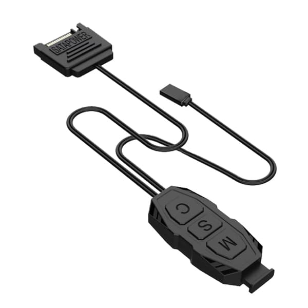 5V 3-pin til ARGB Adapter Kontroller Datamaskin Vifte LED Belysningskontroller