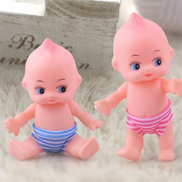 6'' Mini Reborn Baby för docka Mjuk helkropp Vinyl konstgjort hantverk för docka med sött ansikte naken för docka Populär Ba