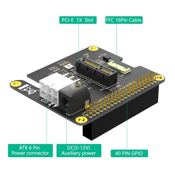 PCIE 1X PCIExpress 2/3 -sovitinkortti tietokoneille