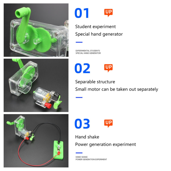 Generator Elektrisitet Vitenskapelig Leke Eksperiment Utdanning Intelligens Dynamo